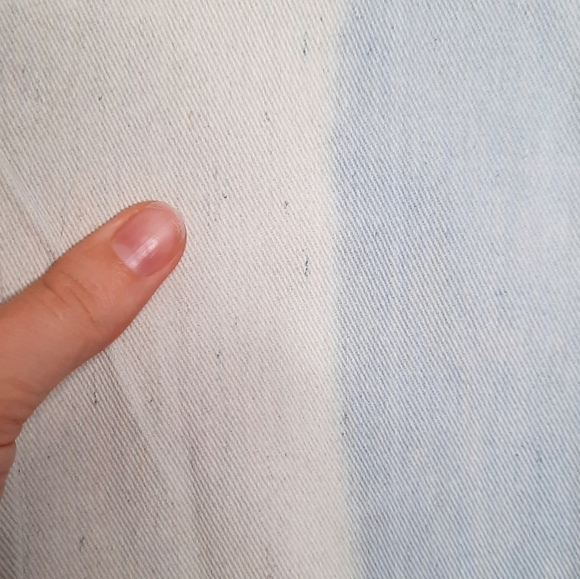 Pangea New York Hand Painted Denim Split Tone Jeans - Picture 5 of 5